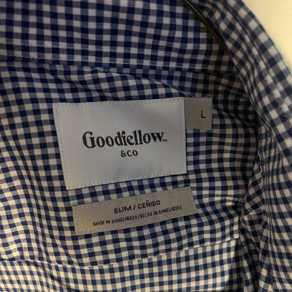 Goodfellow & CO L Long Sleeve Button Down Dress Shirt
